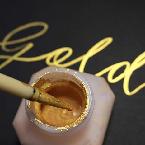 Kuretake - Tinta Sumi Dorado Brillante - 60 ml