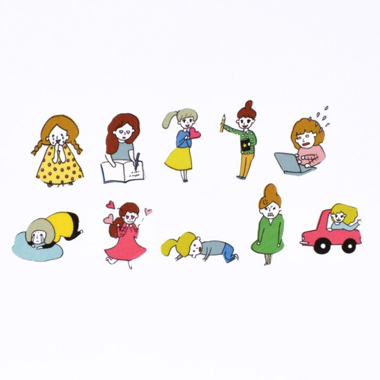 Bande - Pegatinas en rollo - Trabaja con mujeres