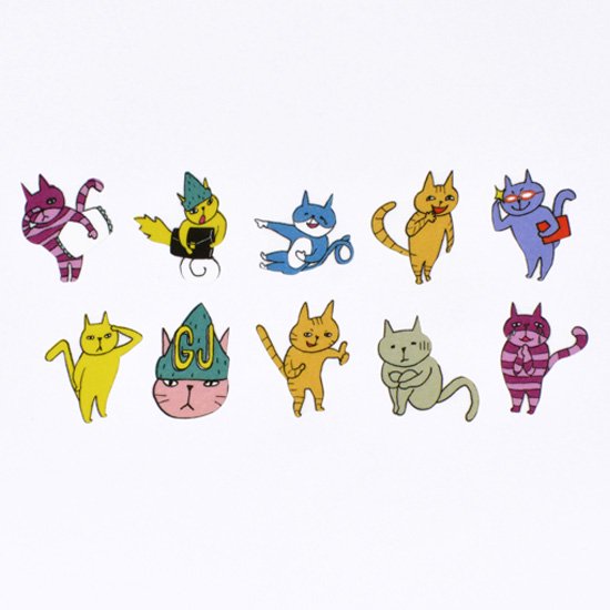 Bande - Pegatinas en rollo - Trabaja con gatos