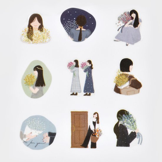 Bande - Pegatinas en rollo - Chicas