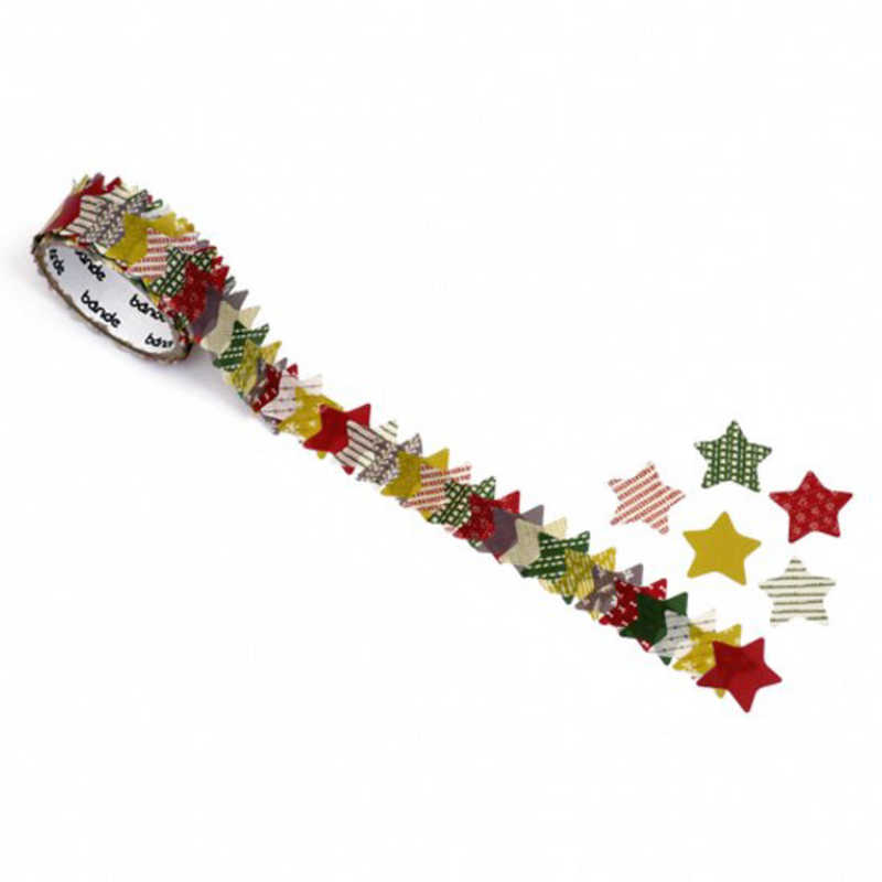 Bande - Pegatinas en rollo - Estrella Noel