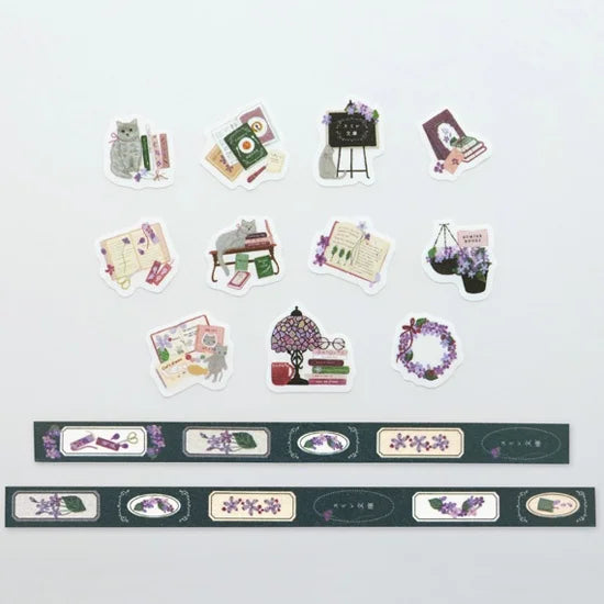 Bande - Pegatinas en rollo + washi - Sumire Bunko