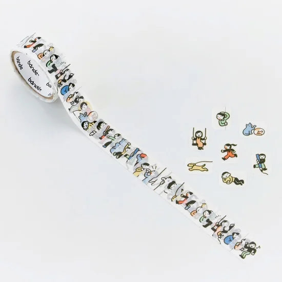 Bande - Pegatinas en rollo - People living in a notebook