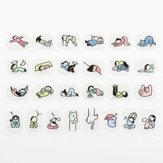 Bande - Pegatinas en rollo - People living in a notebook Do Nothing