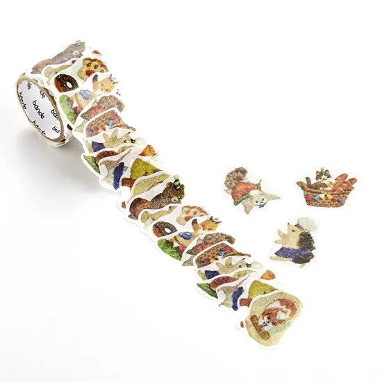 Bande - Pegatinas en rollo - Embroidery Forest Bread Marche