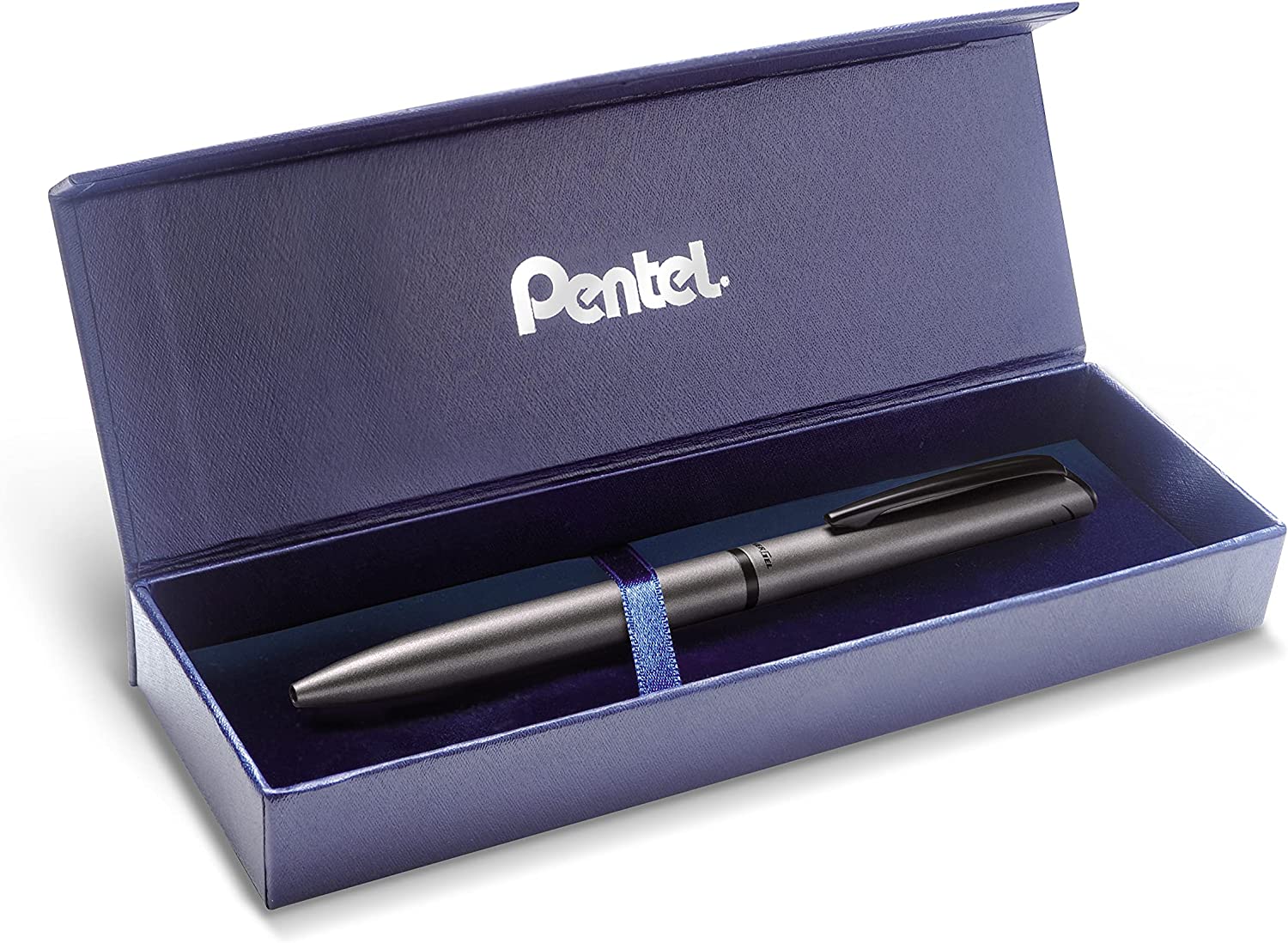Pentel - Bolígrafo Energel High Class - Gris