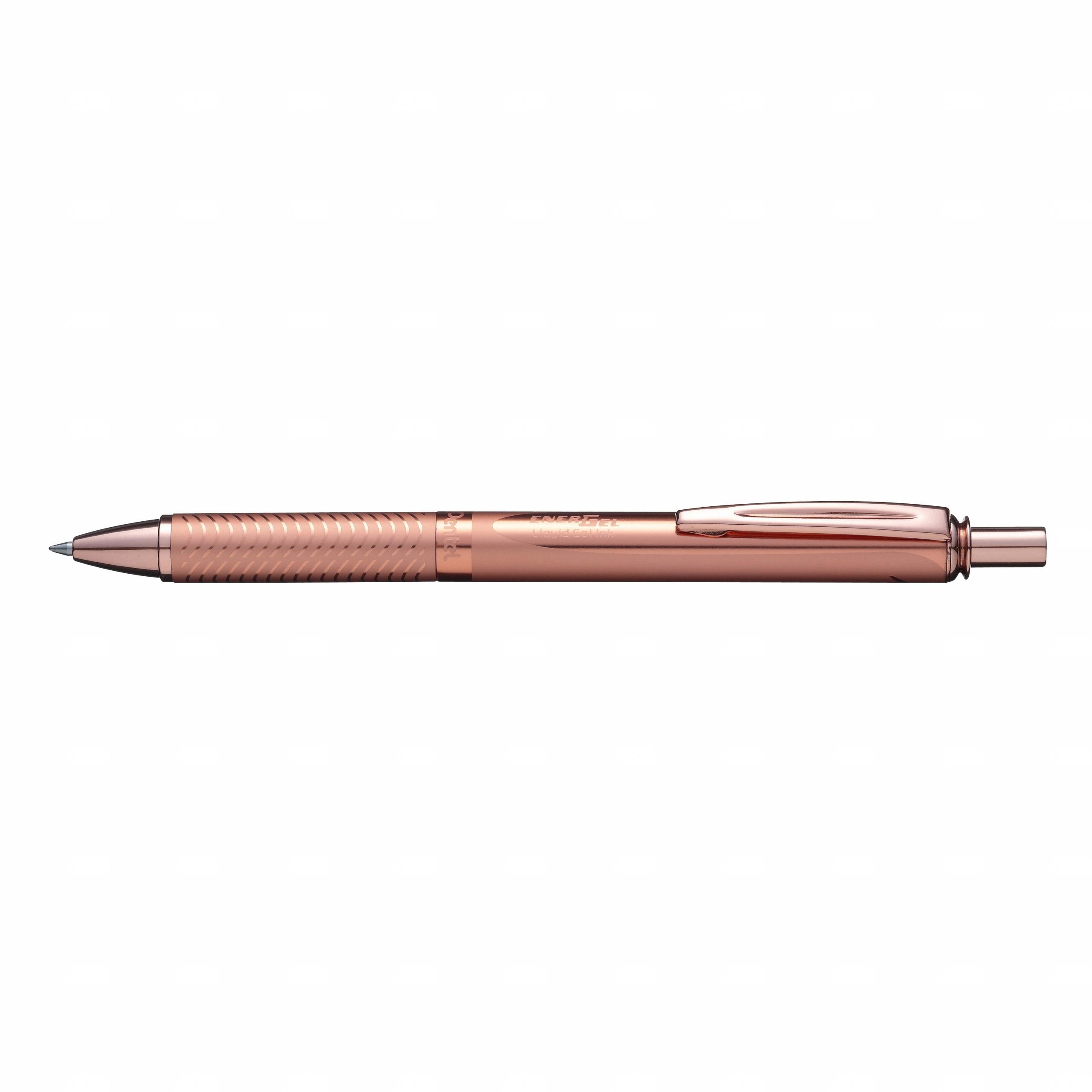 Pentel - Bolígrafo retráctil - Energel Sterling - Oro