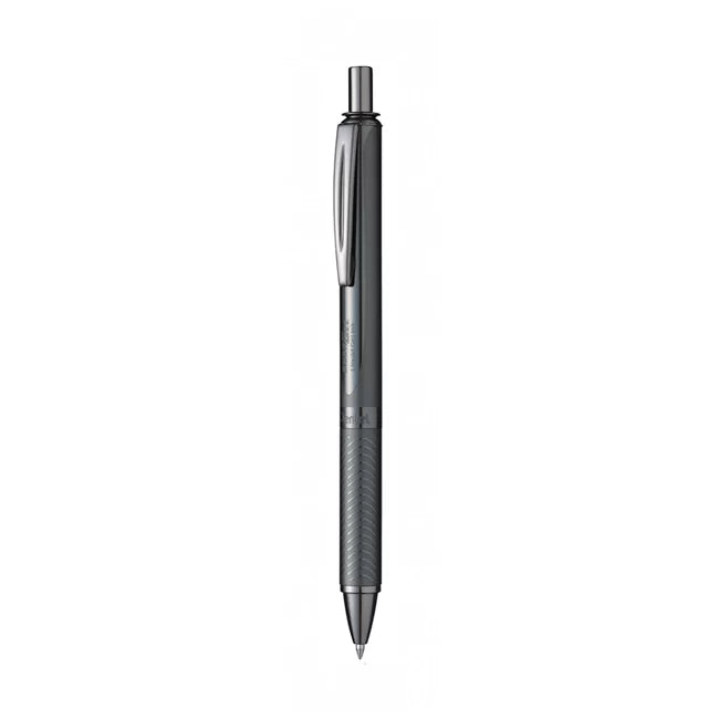 Pentel - Bolígrafo retráctil - Energel Sterling - Gris