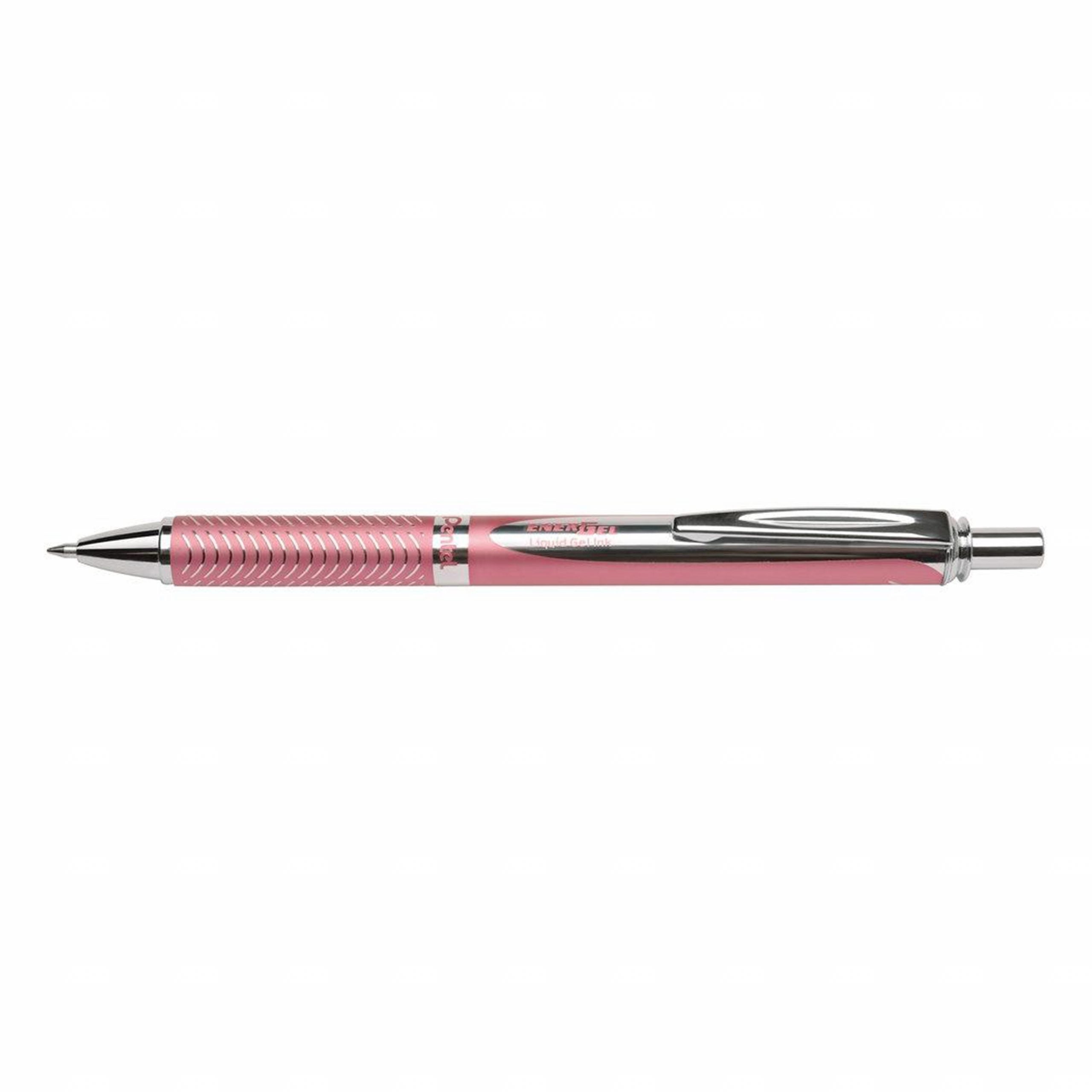 Pentel - Bolígrafo retráctil - Energel Sterling - Rosa