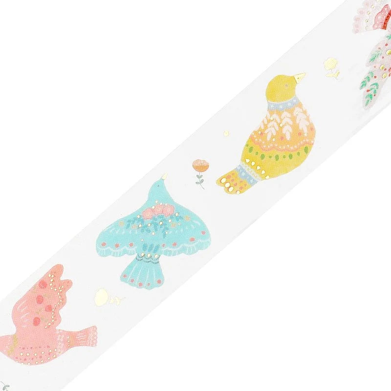 BGM - Washi Tape 20 mm - Bird Embroidery