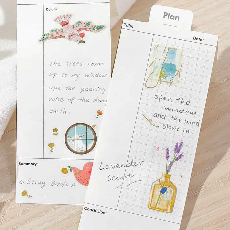 BGM - Washi Tape 20 mm - Bird Embroidery