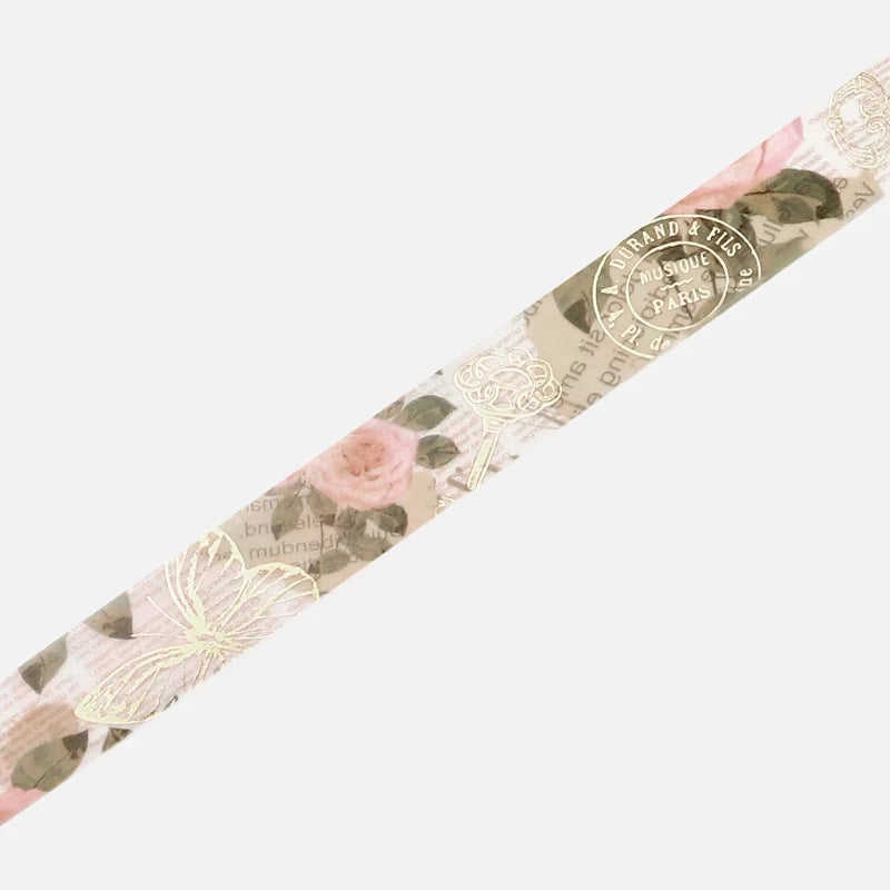 BGM - Washi Tape 15 mm Foil Stamping - Holiday Romance