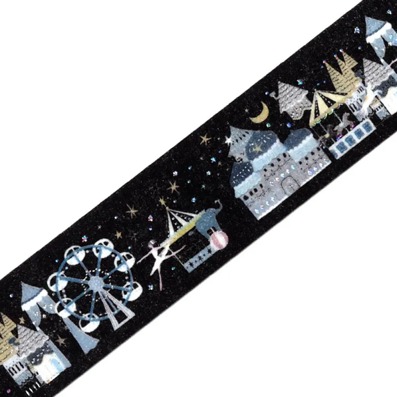 BGM - Washi Tape 15 mm Foil Stamping - Midnight Amusement Park