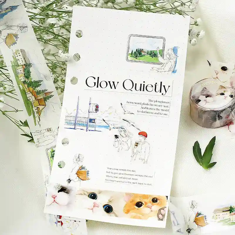 BGM - Washi Tape 30 mm Foil Stamping - Recuerdos Viaje