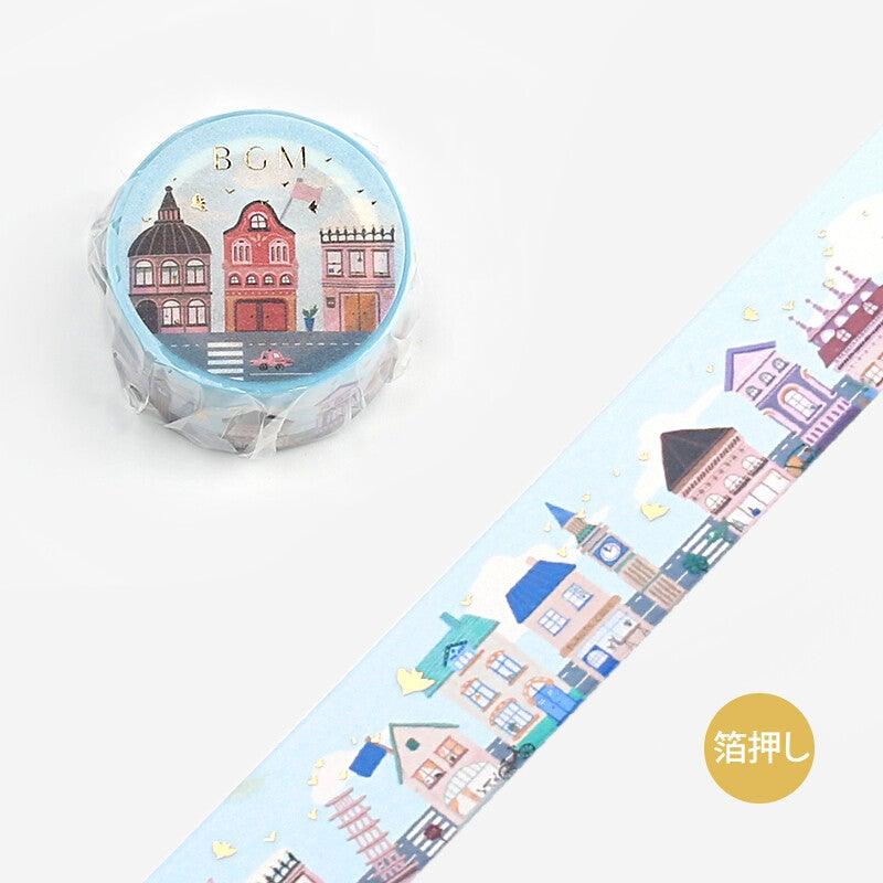 BGM - Washi Tape 20 mm Foil Stamping - European Town