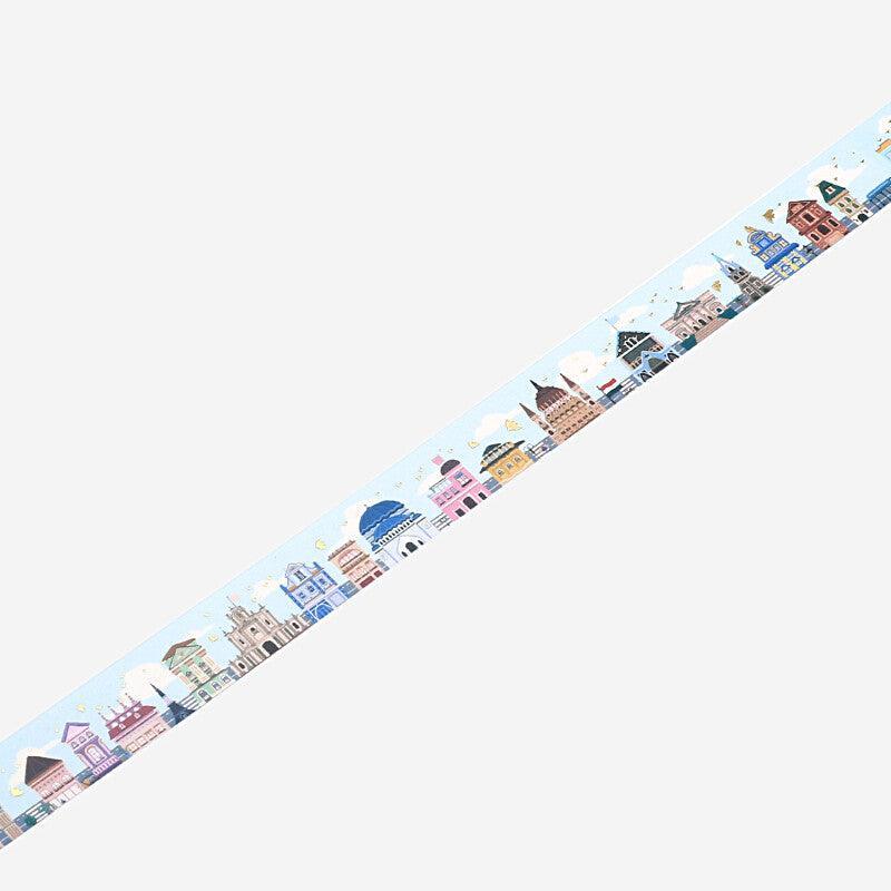 BGM - Washi Tape 20 mm Foil Stamping - European Town