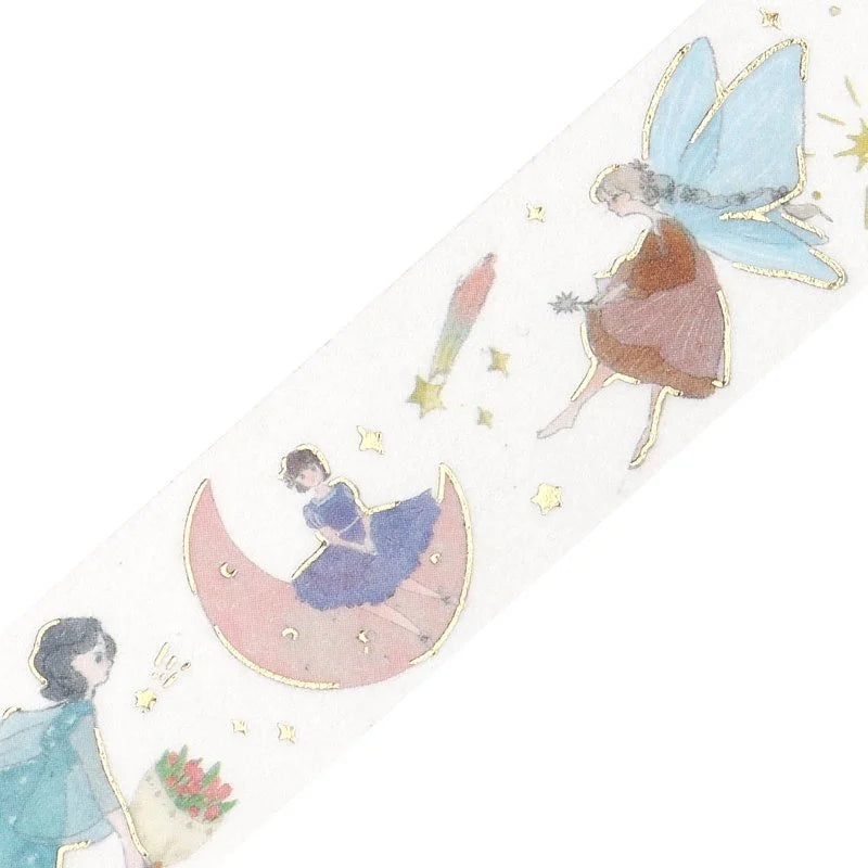 BGM - Washi Tape 20 mm Foil Stamping - Flying Girl