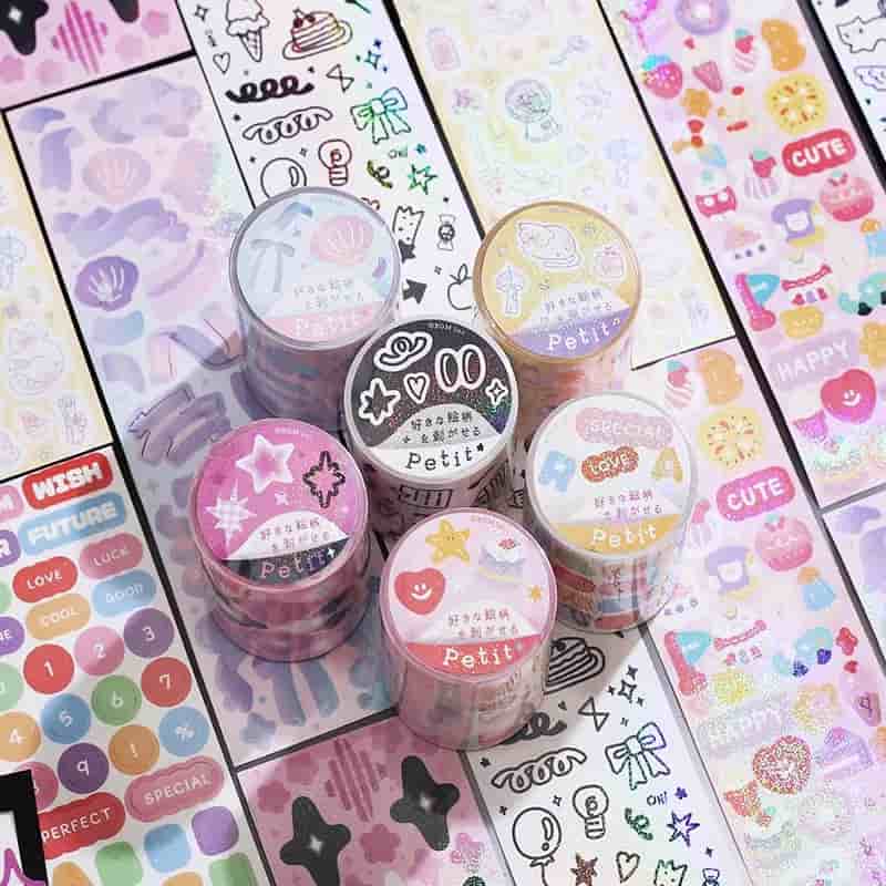 BGM - Washi Tape 50 mm Precortado - Fresh - Petit