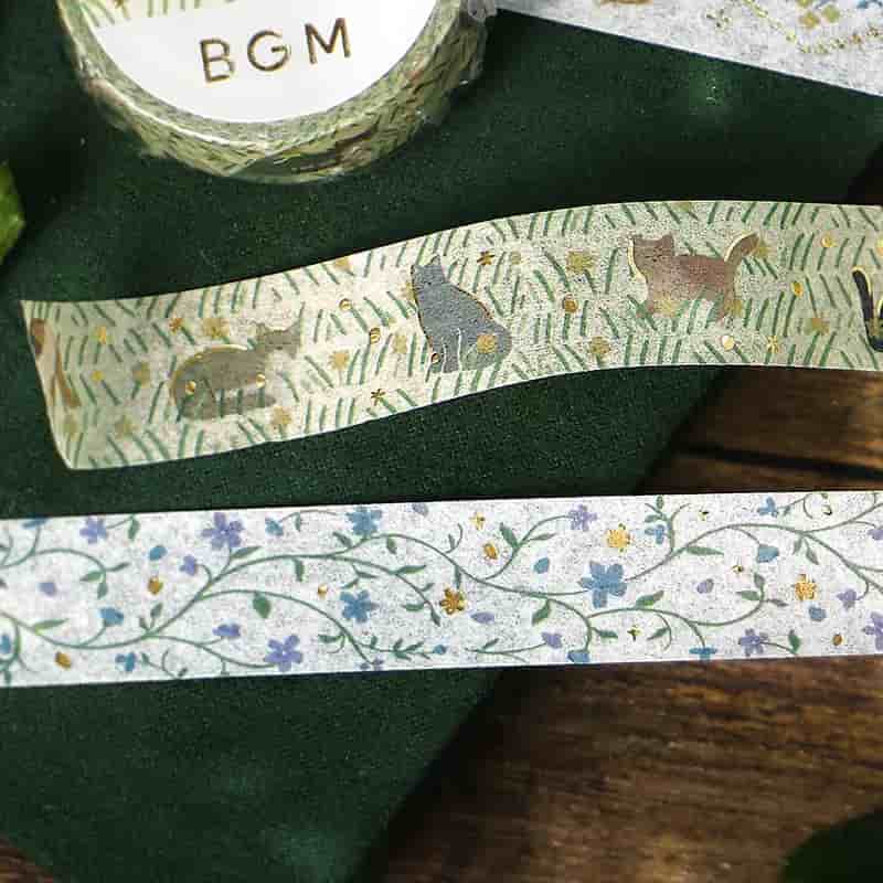 BGM - Washi Tape 15 mm Foil Stamping - Hana no Mai