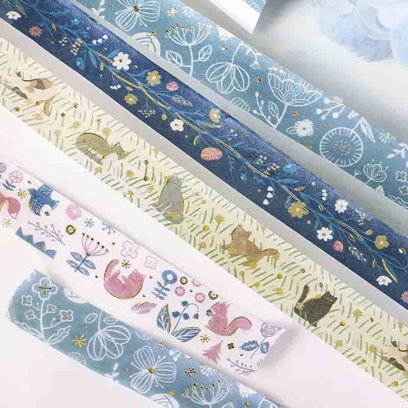 BGM - Washi Tape 15 mm Foil Stamping - Cats