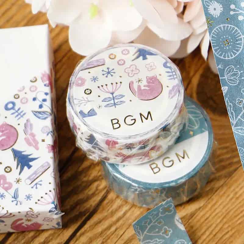 BGM - Washi Tape 15 mm Foil Stamping - Song of the Forest