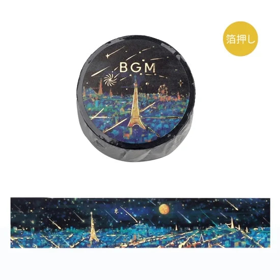 BGM - Washi Tape 20 mm Foil Stamping - Estrella Fugaz
