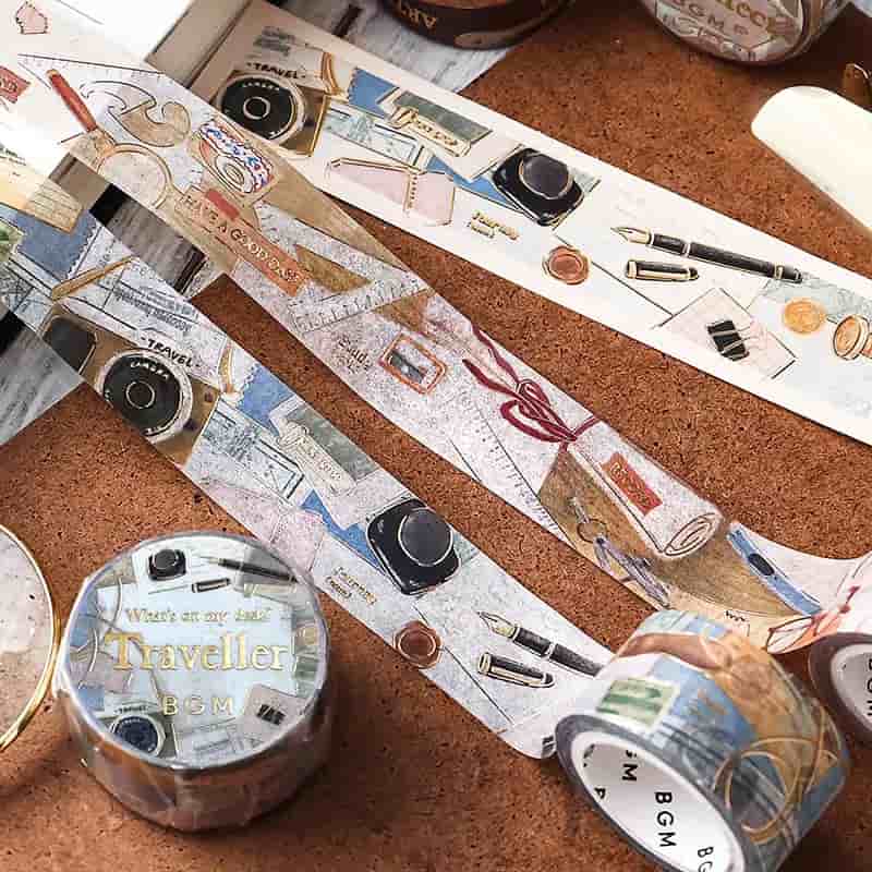 BGM - Washi Tape 20 mm My Desk - Traveller