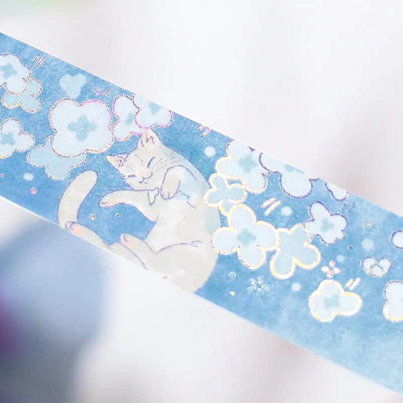 BGM - Washi Tape 20 mm Foil Stamping - Neko Land