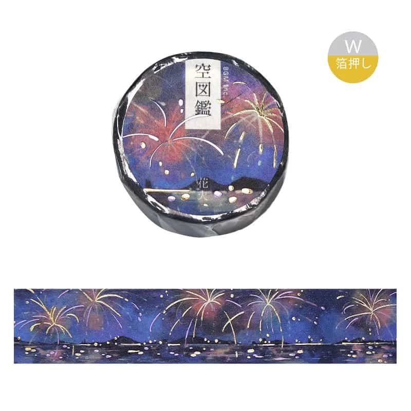 BGM - Washi Tape 20 mm Foil Stamping - Hanabi