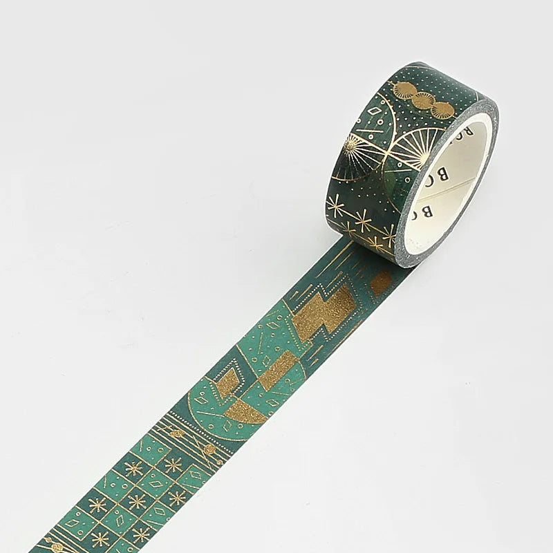 BGM - Washi Tape 15 mm - Piedra Verde