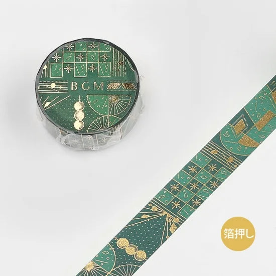 BGM - Washi Tape 15 mm - Piedra Verde