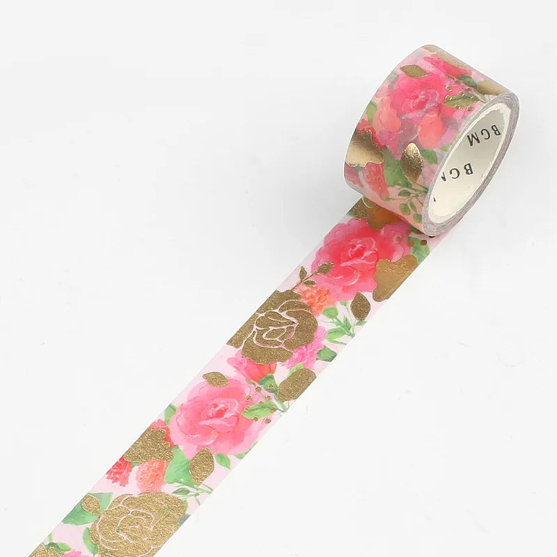 BGM - Washi Tape 20 mm - Melodía Rosas