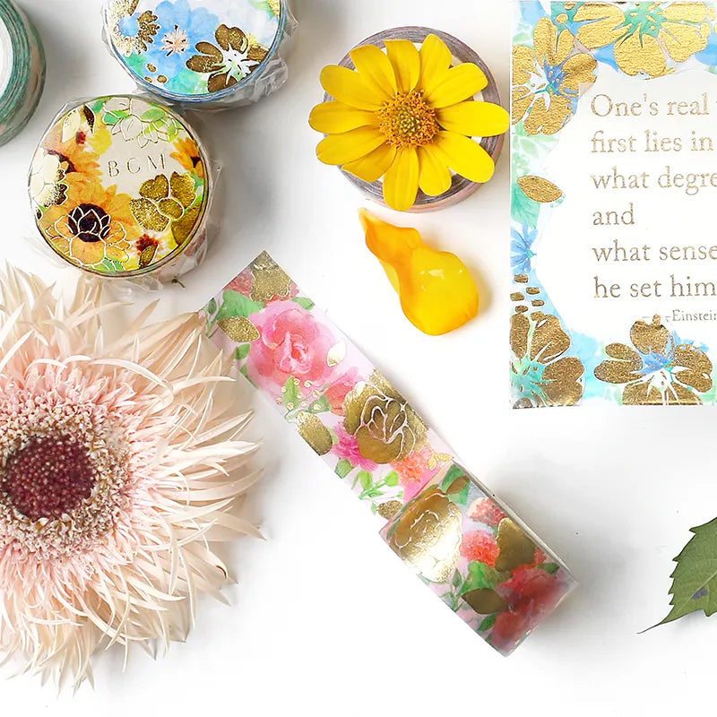 BGM - Washi Tape 20 mm - Melodía Rosas