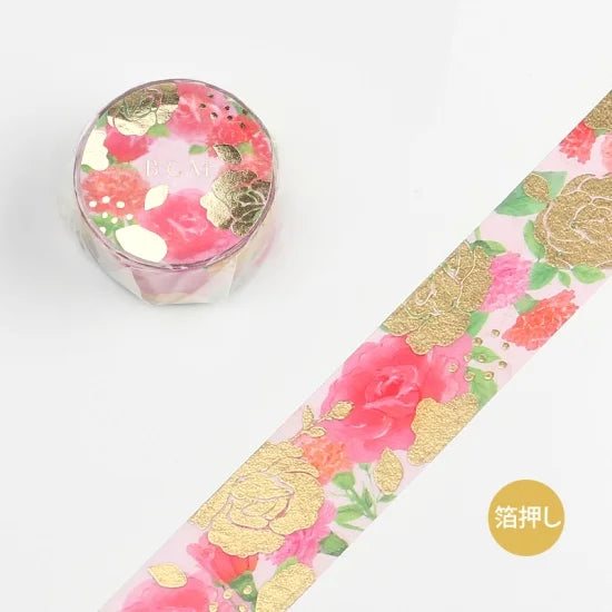 BGM - Washi Tape 20 mm - Melodía Rosas