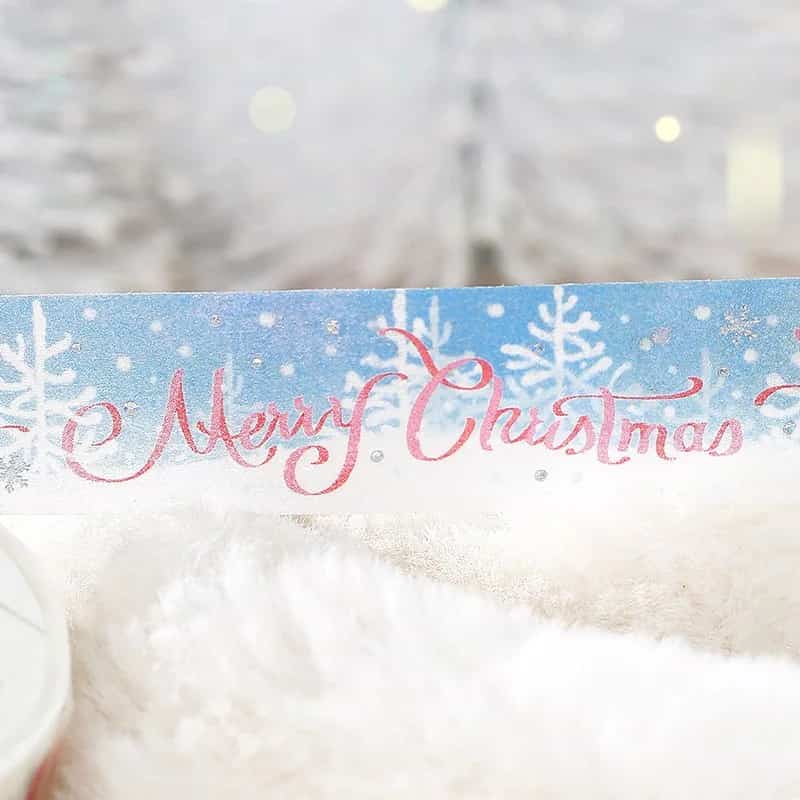 BGM - Washi Tape 15 mm Foil Stamping - Ribbon Message - Xmas Limited