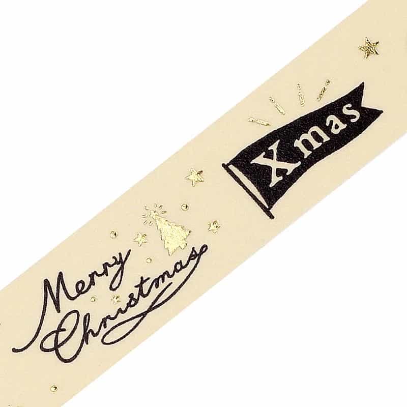 BGM - Washi Tape 15 mm Foil Stamping - Message - Xmas Limited