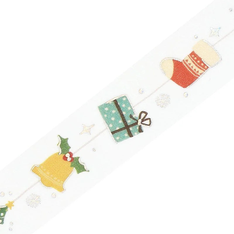 BGM - Washi Tape 15 mm Foil Stamping - Ornament - Xmas Limited
