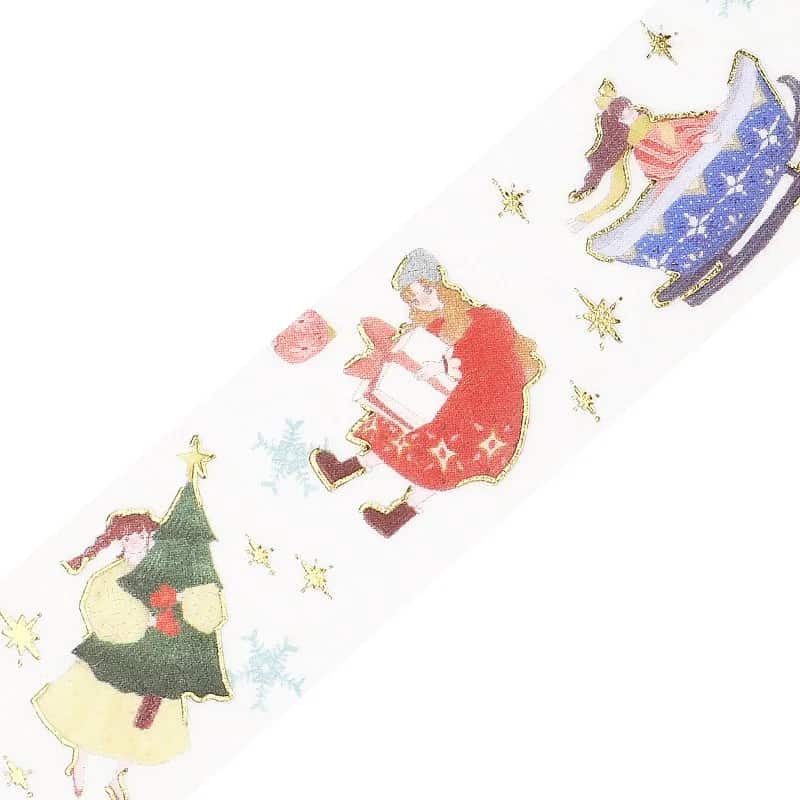 BGM - Washi Tape 20 mm Foil Stamping - Flying Girl - Xmas Limited