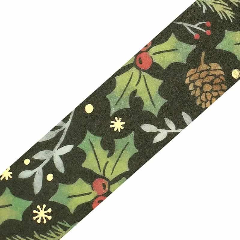 BGM - Washi Tape 20 mm Foil Stamping - Botanic - Xmas Limited