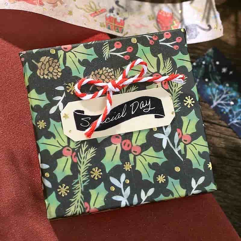 BGM - Washi Tape 20 mm Foil Stamping - Botanic - Xmas Limited