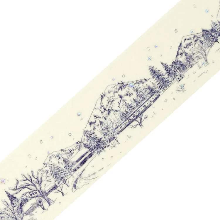 BGM - Washi Tape 20 mm Holographic Foil - Sketch - Winter Limited