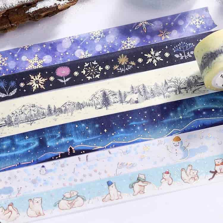 BGM - Washi Tape 20 mm Holographic Foil - Aurora - Winter Limited