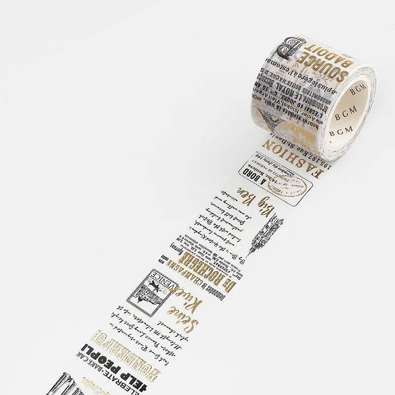 BGM - Washi Tape 30 mm Poema - Máquina Escribir