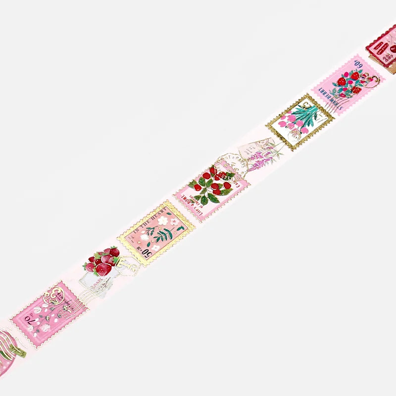 BGM - Washi Tape 20 mm Sellos - Rosa