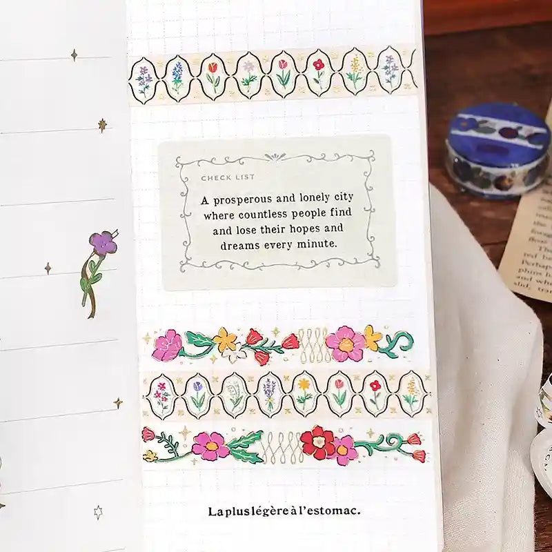 BGM - Washi Tape 15 mm Foil Stamping - Retro Light