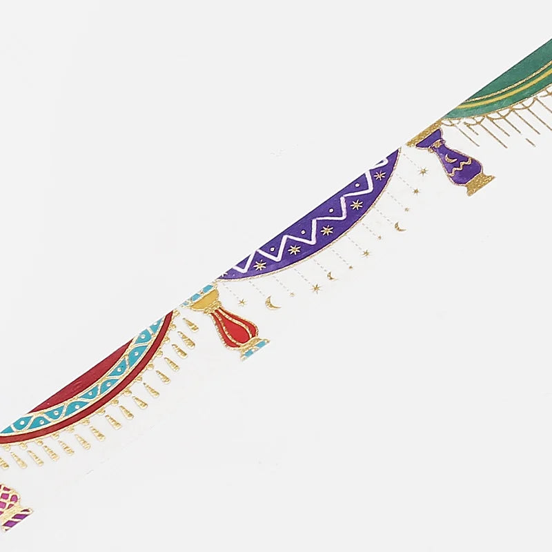 BGM - Washi Tape 15 mm Foil Stamping - Retro Curtain