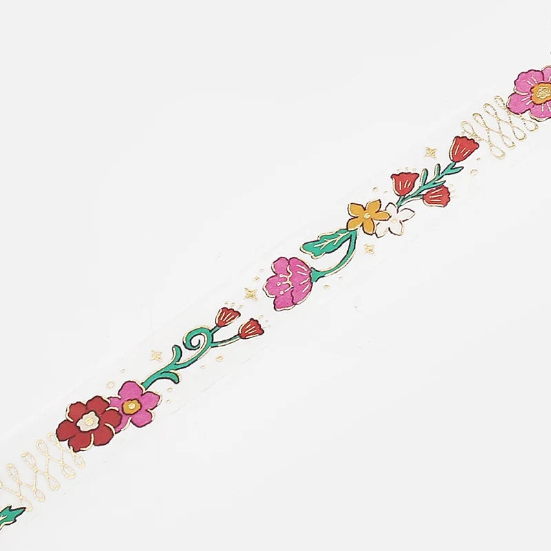 BGM - Washi Tape 15 mm Foil Stamping - Retro Karakusa