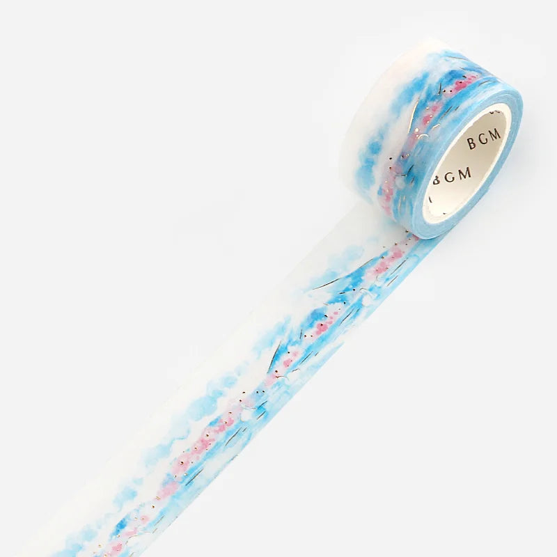 BGM - Washi Tape 20 mm Acuarela - Monte Fuji