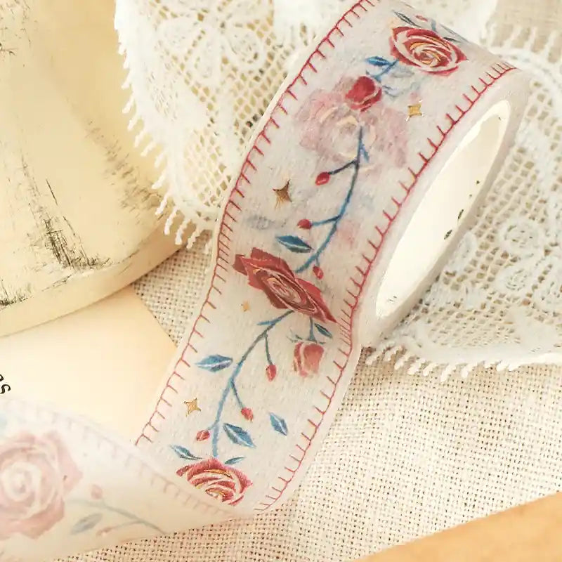 BGM - Washi Tape 20 mm Bordados - Rosas
