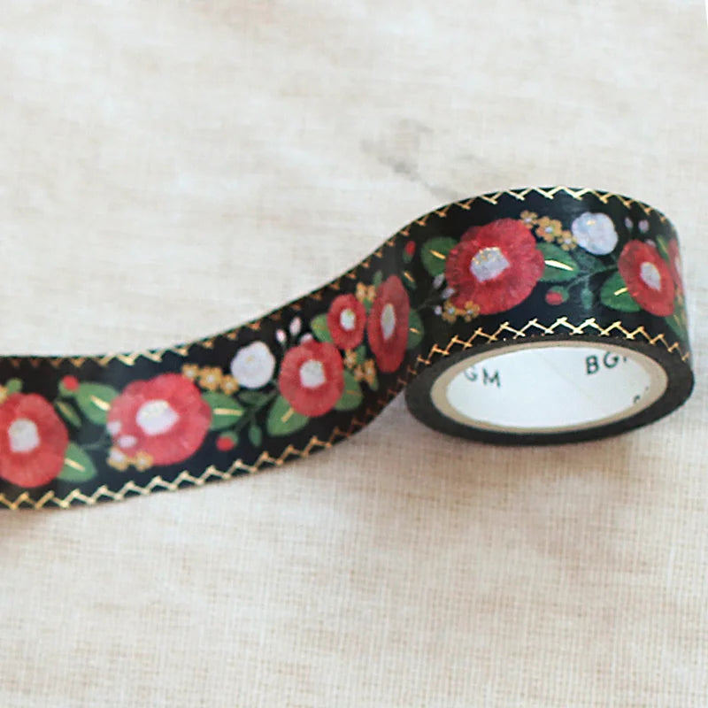 BGM - Washi Tape 20 mm Bordados - Camelias